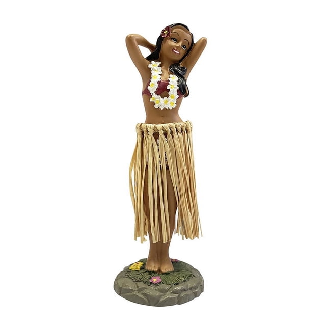 Muñecas hula hawaianas, adornos para tablero de automóvil, juguetes de dibujos animados para niños, juguetes para niñas, decoración de habitaciones, regalos de cumpleaños para niños y niñas