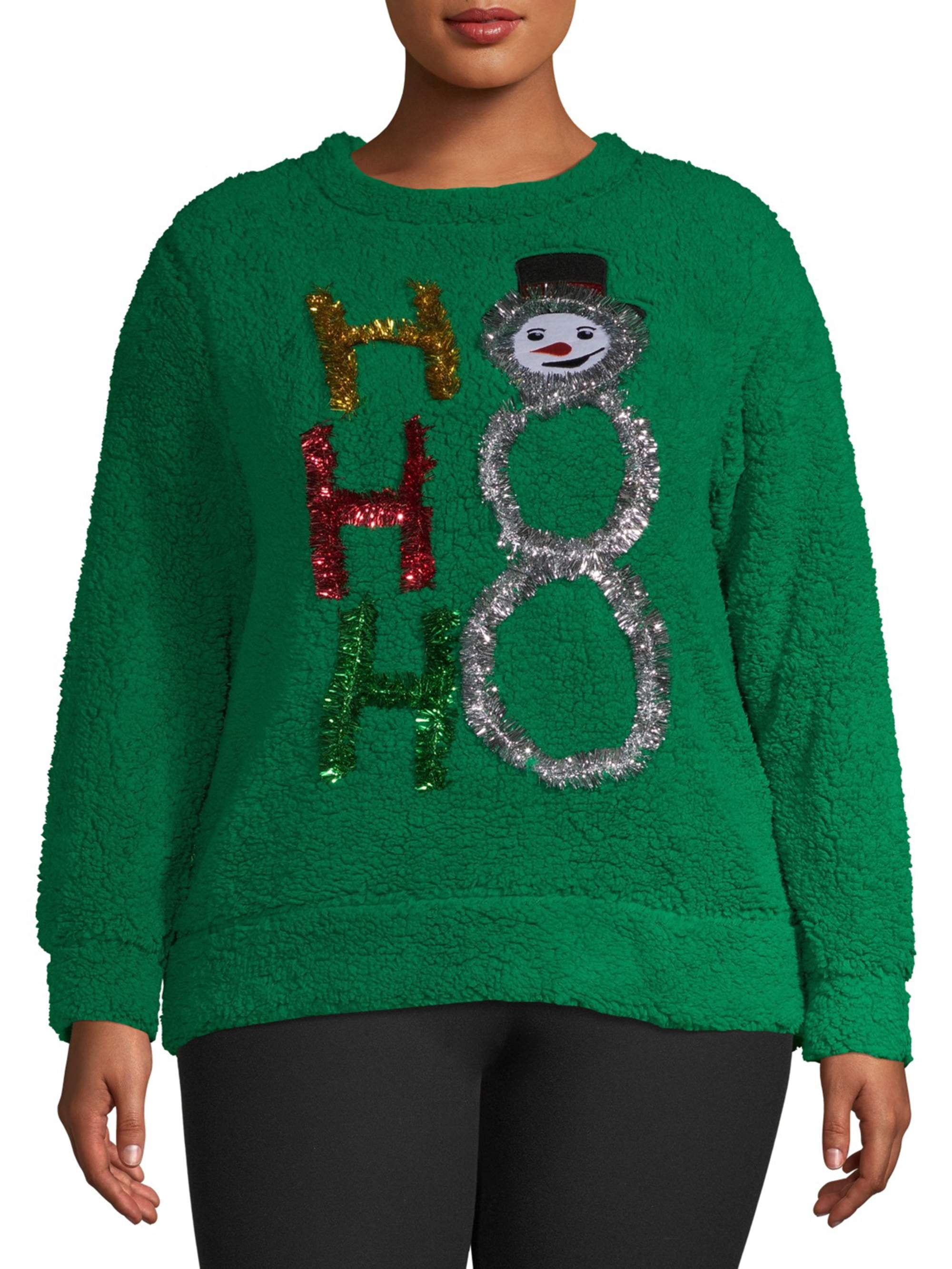 walmart women's plus sweaters