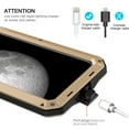 thumbnail image 4 of WANNGWE For Apple iPhone 13 Pro Max, Drop Proof Protective Case, Commuter Series, Gold DZ97-12880, 4 of 5