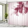 thumbnail image 4 of Ambesonne Abstract Shower Curtain, Gradient Toned Flowers Art, 69"Wx70"L, Dark Fuchsia, 4 of 4