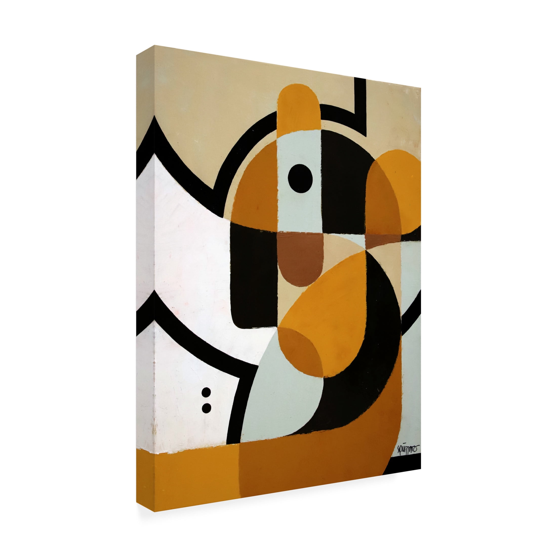 Canvas Wall Art - Antony Squizzato 'Big Ears' Wall Art for Living Room, Bedroom, or Office Décor by Trademark Fine Art - 14 x 19 Inches