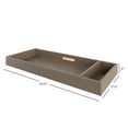 thumbnail image 2 of Child Craft Universal Changing Table Topper, Converts Dresser to Changing Surface, Secure Fit, Dusty Heather, 2 of 5