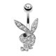 thumbnail image 1 of Stainless Steel Daily Stylish Cute Bunny Lightweight Sexy Gift Belly Button Ring Xxf, 1 of 5