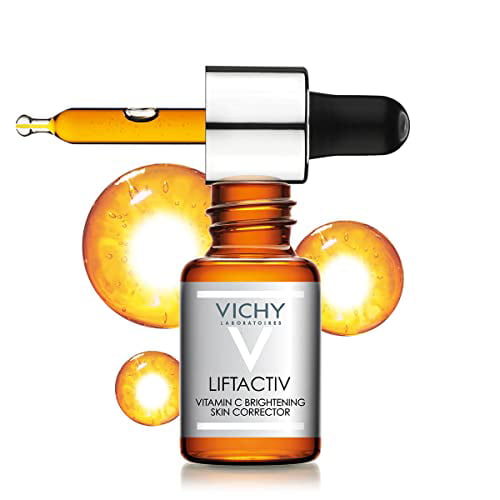 Vichy LiftActiv Vitamin C Serum and Brightening Skin Corrector, Anti Aging Serum for Face with 15% Pure Vitamin C, Hyaluronic and Vitamin E, for Brighter, Firmer Skin - Walmart.com