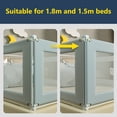 thumbnail image 4 of Barandilla Para Cama Para Niños Pequeños Barra De Acero Inoxidable Protección De Seguridad Material Resistente Superficies Alisadoras Uso Con Protector De Cama, 4 of 7