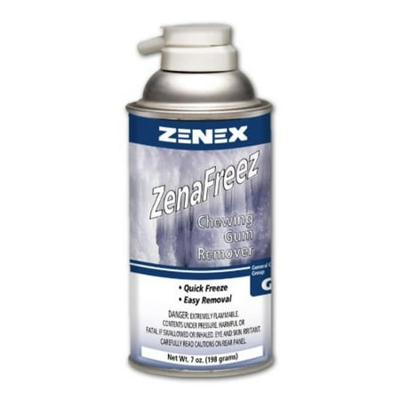 Zenex ZenaFreez Chewing Gum Remover - 3 Cans, Chewing Gum Removal from Carpet By ZENEX (What's The Best Way To Remove Gum From Carpet)
