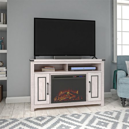 Ameriwood Home Avanta Fireplace TV Stand for TVs up to 48", Rustic