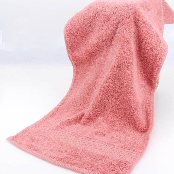 HBBKVI Solid Hand Towels 13" × 29", Super Soft Face Towels for Bathroom Hotels, Highly Absorbent Quick Dry Towels Red