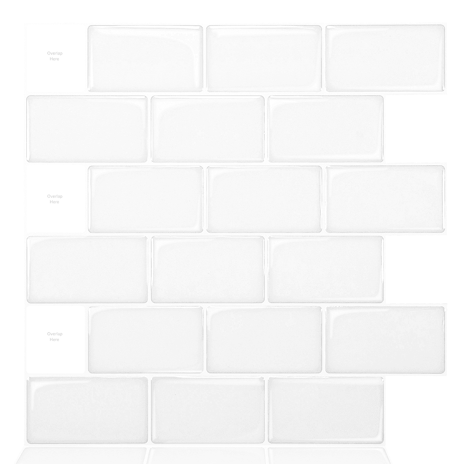 art3d 10 sheet peel and stick tile backsplash
