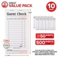 thumbnail image 2 of Cuadernos de cheques para invitados Stock Your Home en blanco y negro (paquete de 10), 2 of 7
