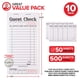 thumbnail image 2 of Cuadernos de cheques para invitados Stock Your Home en blanco y negro (paquete de 10), 2 of 7
