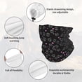 thumbnail image 3 of Neck Gaiter Face Cover Scarf, cool skull love Soft Face Sun Mask Cover Scarf Headband Cooling Sweat Absorbing Bandanas Hiking Cycling Running, 3 of 7