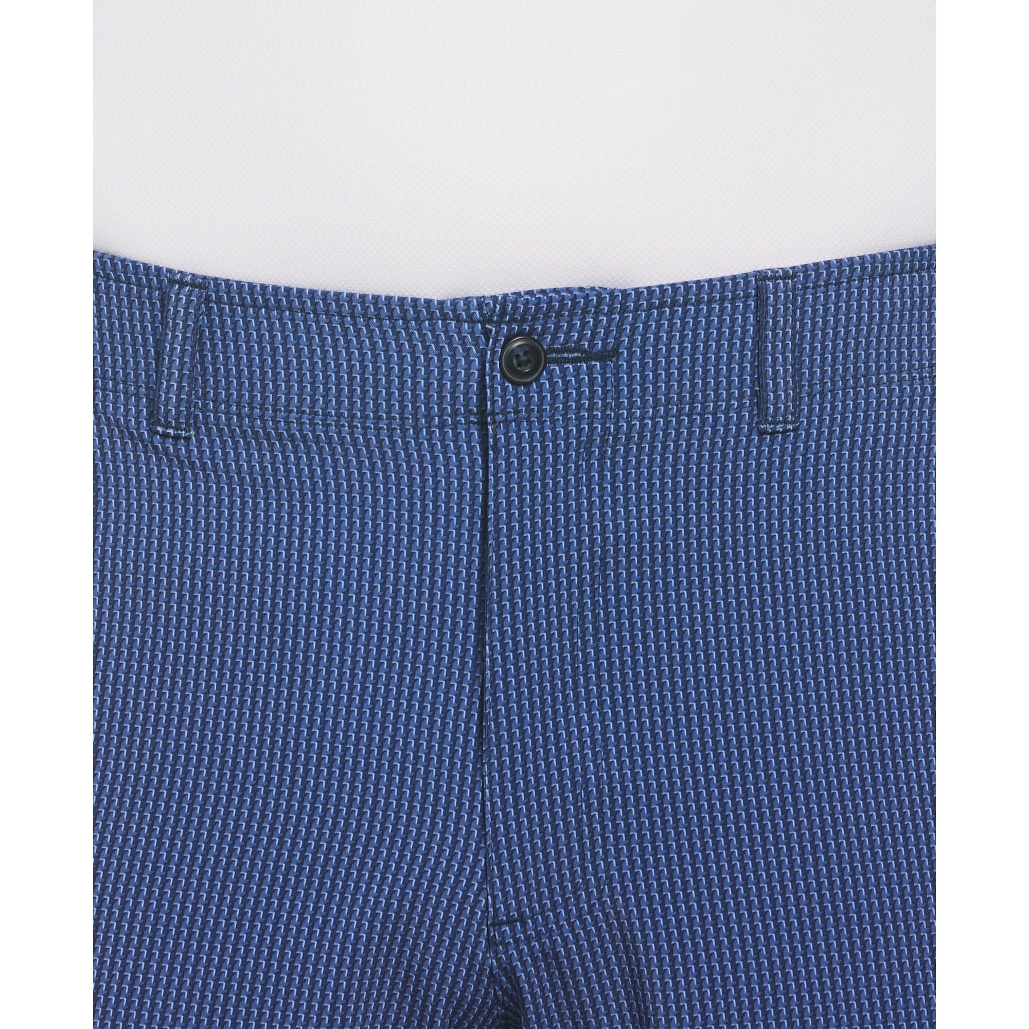 Ben Hogan Men's and Big Men's Performance Mini Geo Active Flex Waistband 4-Way Stretch Golf Short, up to 54 Inches