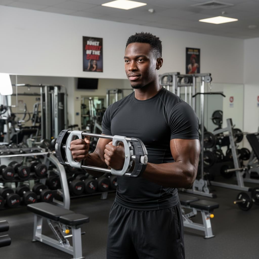 Ultimate Adjustable Arm Grip: Strengthen Forearms, Wrists & Fingers - Portable, Versatile, and Effective Fitness Solution for All