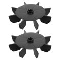 thumbnail image 1 of FESTFENDS 2pcs Fan Blade Replacement Plastic Black For Small Air Compressor Professional Use, 1 of 8