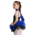 thumbnail image 2 of IEFIEL Girls Sequins Ballet Dance Tulle Dress Gymnastics Figure Skating Dancewear Jazz Dance Leotard Dress Royal Blue 12, 2 of 7