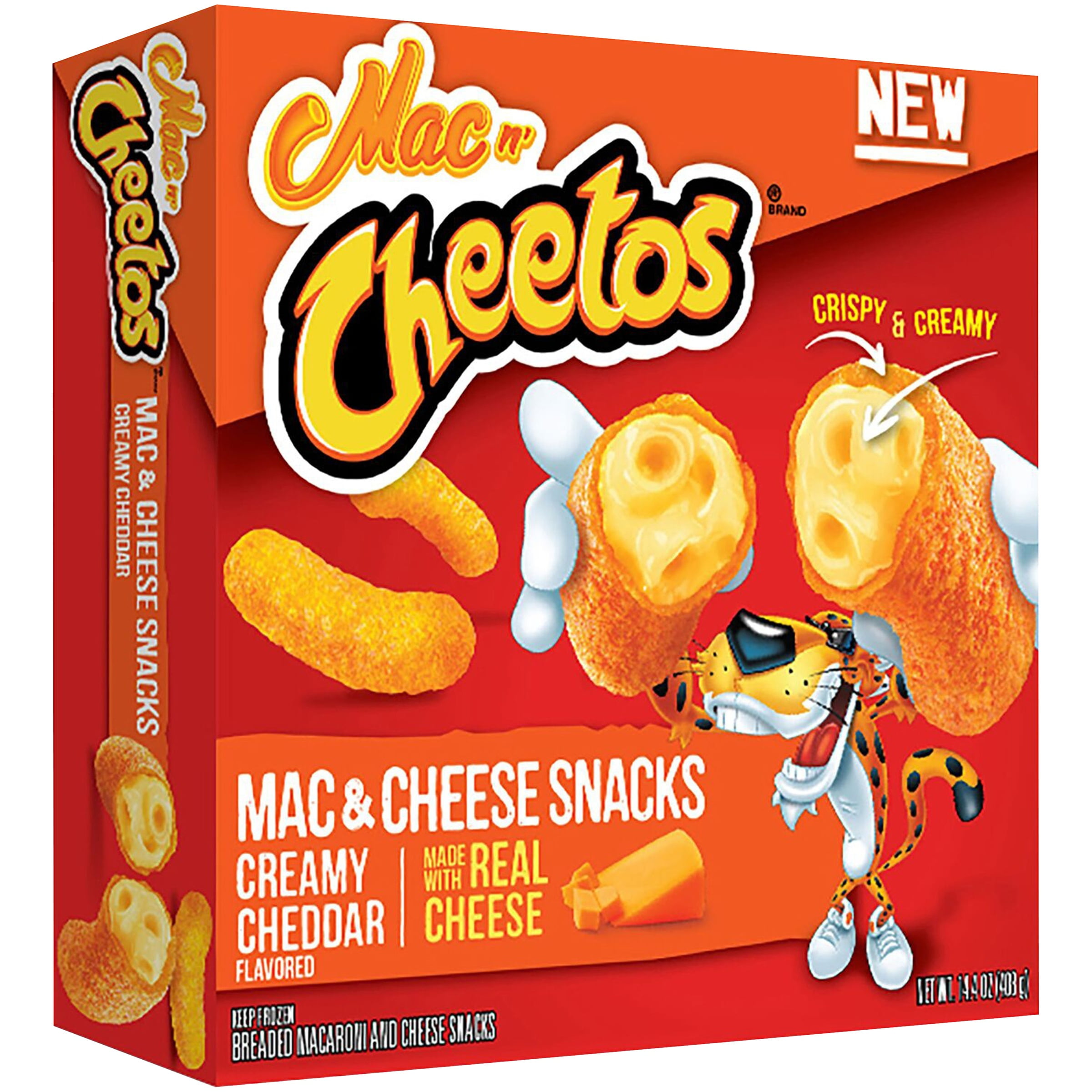 Mac N Cheetos Mac & Cheese Snacks Creamy Cheddar Flavored, 14.4 oz - Wa...