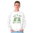 thumbnail image 5 of Let's Go Get Lost Bigfoot Legend Myth Sweatshirt for Men or Women Brisco Brands L, 5 of 6