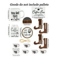 thumbnail image 3 of XYAIYT Rustic Wooden Ornament Set for Coffee Table Fireplace or Office Includes Mini Decorative Signs Suit for Home Decor Gift for Family Friends and Teachers Enhancing Festive Ambiance, 3 of 6