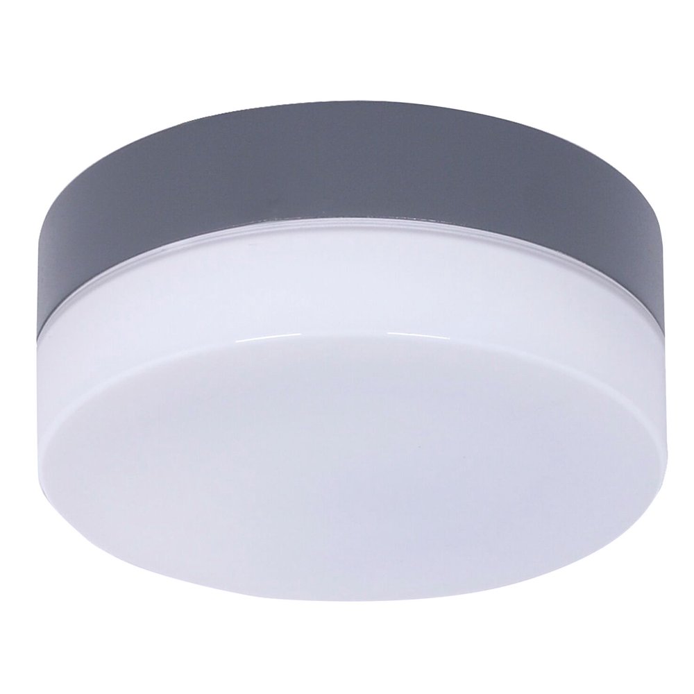 Lucci Air Climate Glass Ceiling Fan Light Kit, Charcoal