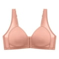 thumbnail image 4 of Qiyuancai Front Buckle Type Droop Gathering Retracting Milk Lady Without Steel Ring Bra Bras Strapless for Women, 4 of 4