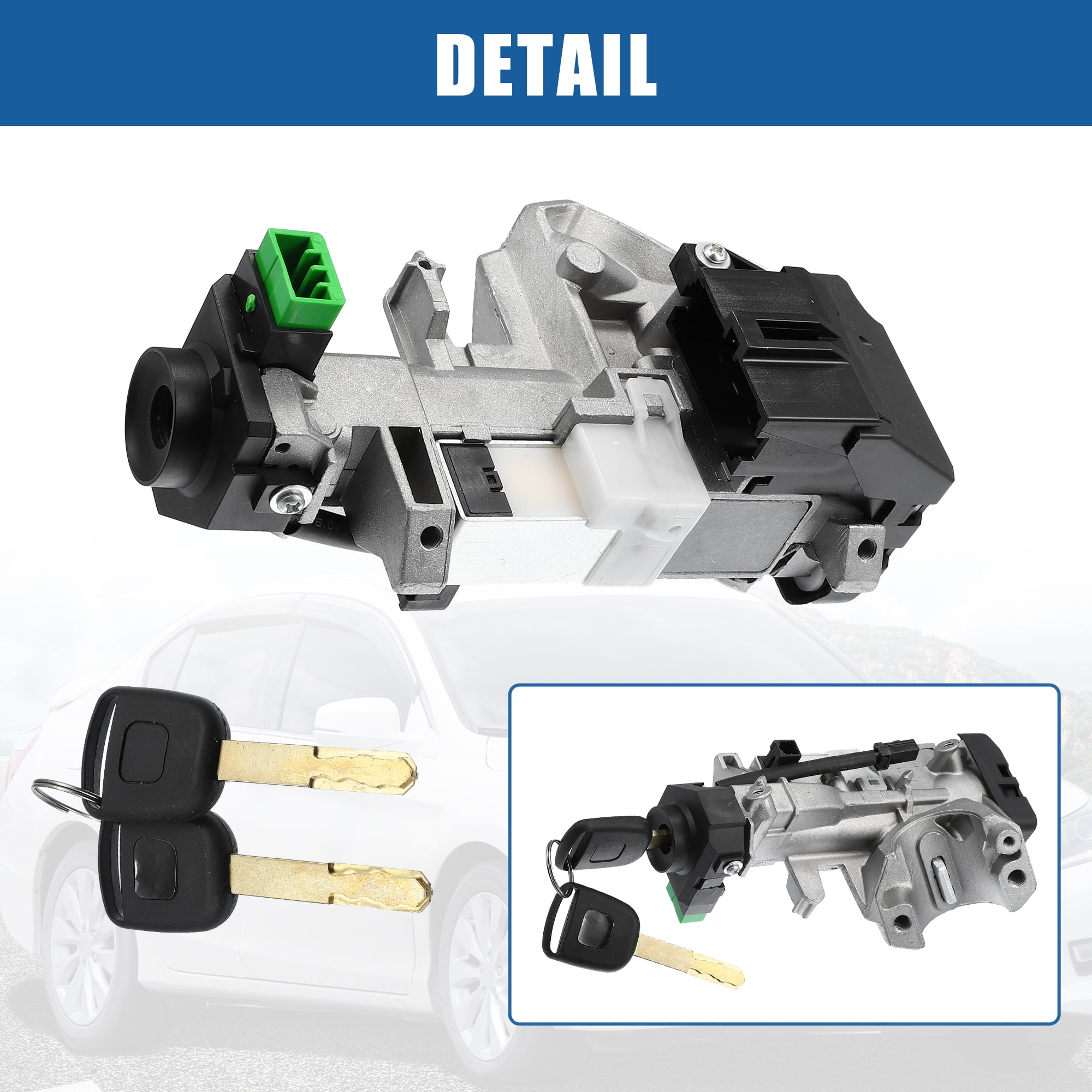 ちーこ Unique Bargains Ignition Switch Lock Cylinder Assembly with