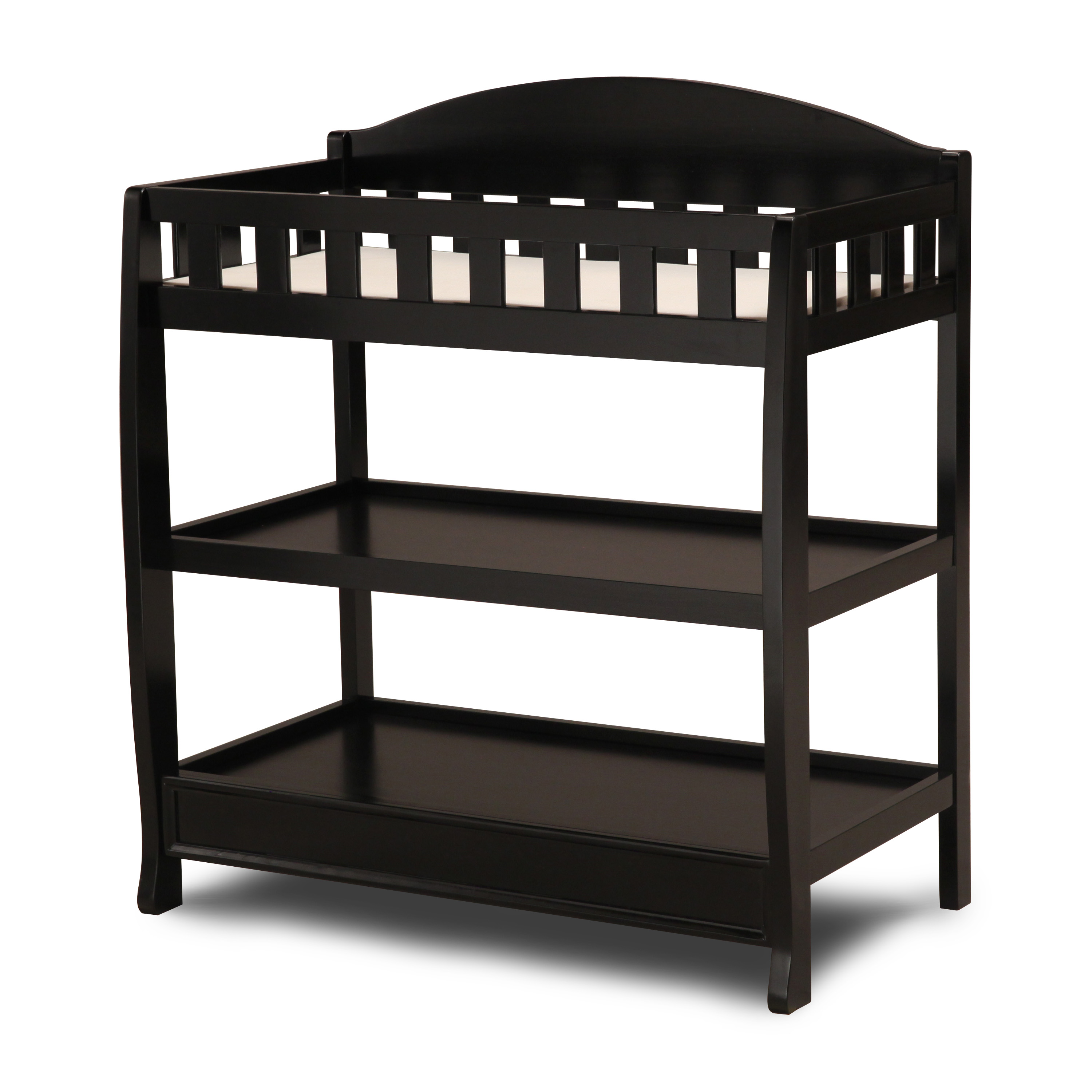 Delta Children Wilmington Changing Table with Pad, Black - image 4 of 6