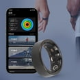 thumbnail image 4 of Smart Health Ring, IP68 Agua Agua Smart Health Ring Fitness Tracker Paso Contando la Grabación de Deportes de Sueño Para Uso Diario, 4 of 7