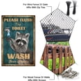 thumbnail image 4 of Vintage Metal Tin Sign Funny Retro Please Flush The Toilet Metal Wall Decor Decorative Tin Sign Art Plaque Poster 8ﾗ12inch/20x30cm for Home Kitchen Bar Club Decoration, 4 of 7