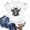 White, variant on KDFJPTH Womens Graphic T Shirts Cow Shirt Cute Cow Interesting Animal Pattern Farm Life Short Sleeve Holiday Tshirts Top