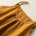 thumbnail image 5 of Garbnen Womens Linen Tank Tops Spaghetti Strap Sleeveless Womens Camisoles Summer Beach Vacation Crew Neck Womens Tunics, 5 of 6