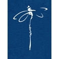thumbnail image 4 of Chulianyouhuo Dragonfly Shirts Women Cute Graphic Tees Short Sleeve Summer Tops Crew Neck, 4 of 6