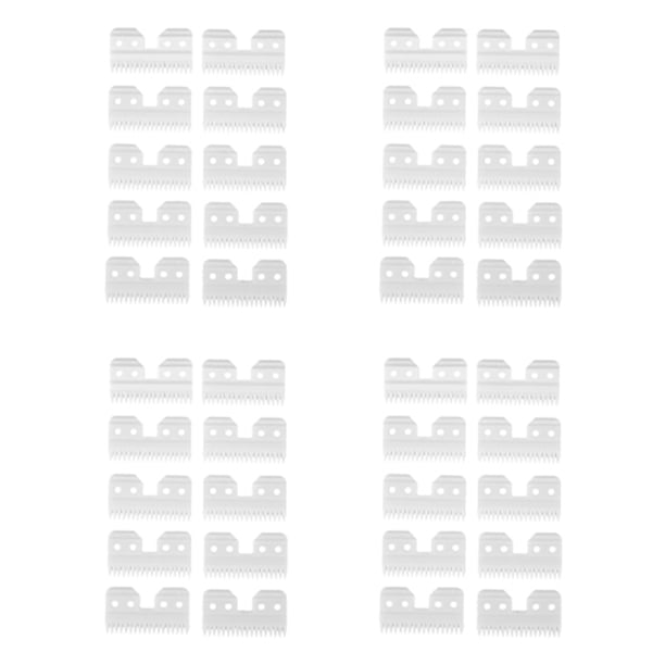60 Unids / Lote Cerámica Reemplazable 18 Dientes Cuchilla de Corte de Cortadora de Cerámica para Mascotas para la Serie A5