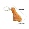 thumbnail image 5 of Fun Realistic Food Keychains Cute Miniature Simulation Sushi Donut Burger Keychain for Women Men Kids Bag Charm Decoration (1pc), 5 of 9