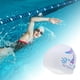 thumbnail image 2 of Ofertas Únicas 1 Pc Gorro de Baño Impermeable con Patrón de Cola de Sirena Blanco y Azul, 2 of 6