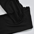 thumbnail image 3 of MIASHUI Women's Crisscross Wrap Front Solid Crop Tank Top Elegant Casual Blouse for Stylish Outfits Black,S, 3 of 8