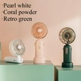 thumbnail image 3 of Yhmxh Portable Handheld Fan, Portable Fan, 4800mAh Battery Operated Small Fan, USB Handheld/Neck/Desk Mini Fan for Travel Indoor Outdoor Home Office Makeup, 3 of 4