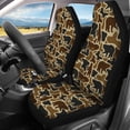 thumbnail image 3 of Pzuqiu Bear Camo Car Seat Covers Full Set Breathable Front and Rear Seat Cover Set Durable Stretchy Auto Decor Fit for Trucks Cars, 3 of 10