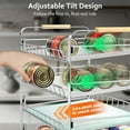 thumbnail image 2 of 4 Tier Can Organizer for Pantry, Space-Saving Adjustable Metal Storage Rack Holder for Kitchen Countertop Cabinet RV, 2 of 5