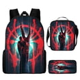 thumbnail image 1 of 3 unids/set mochila de la serie Spiderman para niños, estuche de lápices, bandolera, arnés de colchón de aire de superhéroe de Marvel, mochilas escolares impermeables hola suerte  unisex, 1 of 2