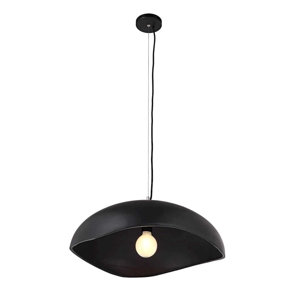 Renwil Filomena 22" Wide 1-Light Chandelier, Matte Black