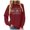 A01-Wine, variant on Godom Womens Sweatshirt Crewneck Long Sleeve Shirts Loose Fit Letter Print Tops Fall Fashion