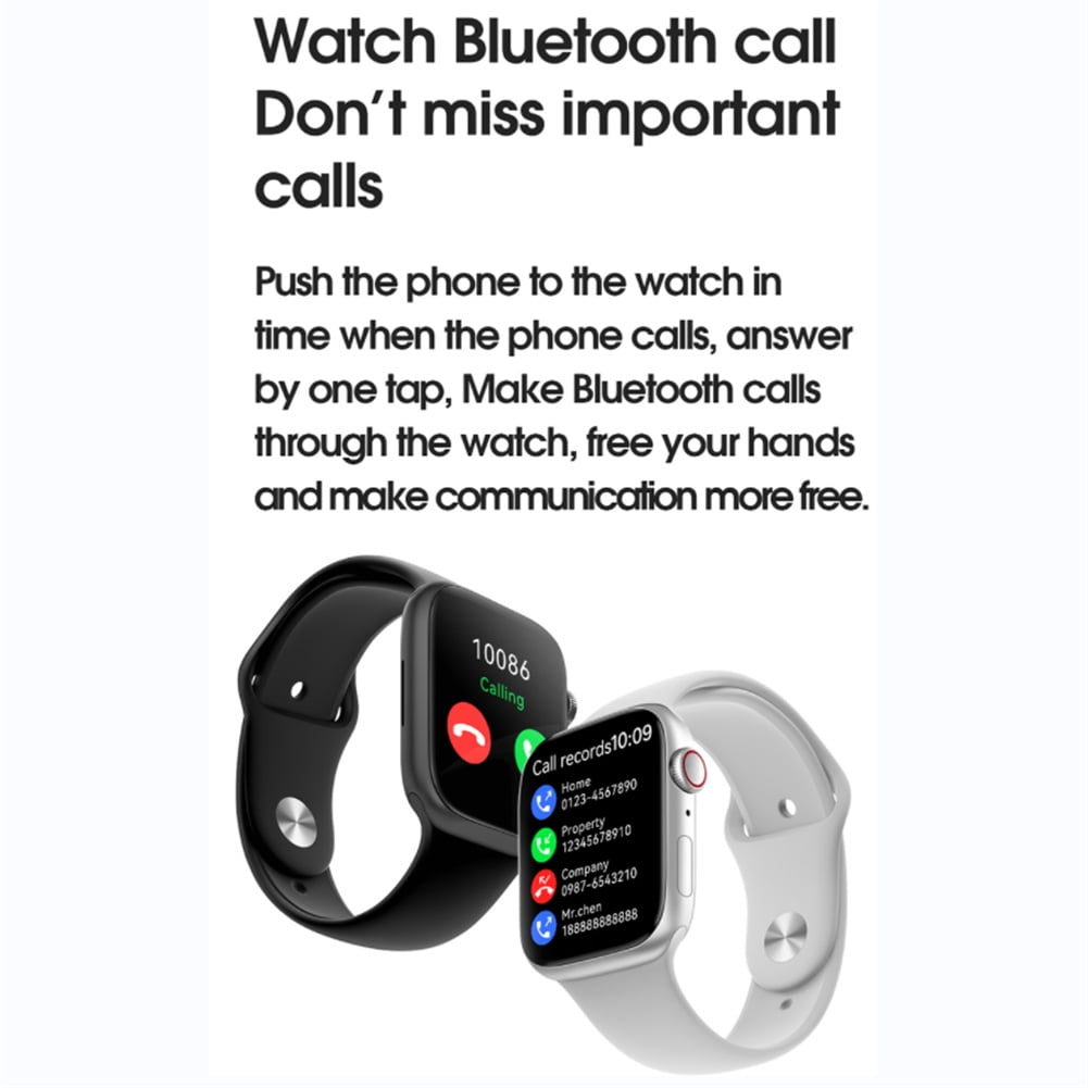 Pw17 Smart Watch 1.9 inch Large Screen Bluetooth compatible Calling Sleep Monitoring Samrtwatch Tfit App Solution Bracelet Walmart