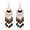 StyleA, variant on Trendy Bohemian Red Beads Tassel Earrings Geometric Dangle Earring