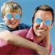 thumbnail image 3 of Blue Circle Hippie Glasses - Blue 60's Style Hipster Circle Sunglasses - 1 Pair, 3 of 5