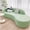 Green, variant on Stretch Semi Circle Curved Sofa Cover, Curved Couch Cover Non-Slip Modern Cloud Sectional Sofa Slipcover(Green,4seat [ 92-118 inch])