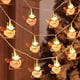 thumbnail image 5 of Lámpara colgante de cadena navideña, luz nocturna LED decorativa moderna con luces navideñas Muñeco de nieve, 5 of 9