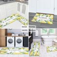 thumbnail image 6 of 2 Piece Watercolor Lemons Rug Kitchen Rug Set, Decor Kitchen Rugs, Absorbent Non-Slip Washable Floor Mats, Home Indoor Runner Rugs 17"x47"+17"x30", 6 of 7