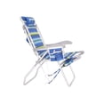 thumbnail image 4 of Ultimate Heavy Duty Padded Backpack Beach Chair for Adults with Footrest & Cooler Pouch | Lay Flat, 5 Reclining Positions | Removable Insulated Cooler Pouch | 300 lbs Weight Capacity, 4 of 9