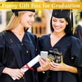 thumbnail image 4 of Lunxisen 100 Pcs Graduation Candy Box Doctoral Hat Gift Set for Graduation Party Favors Commencement Celebration Supplies, 4 of 9